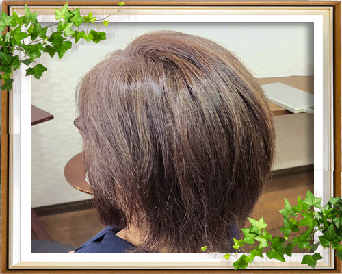 白髪染め、白髪ぼかしイメージ画像2